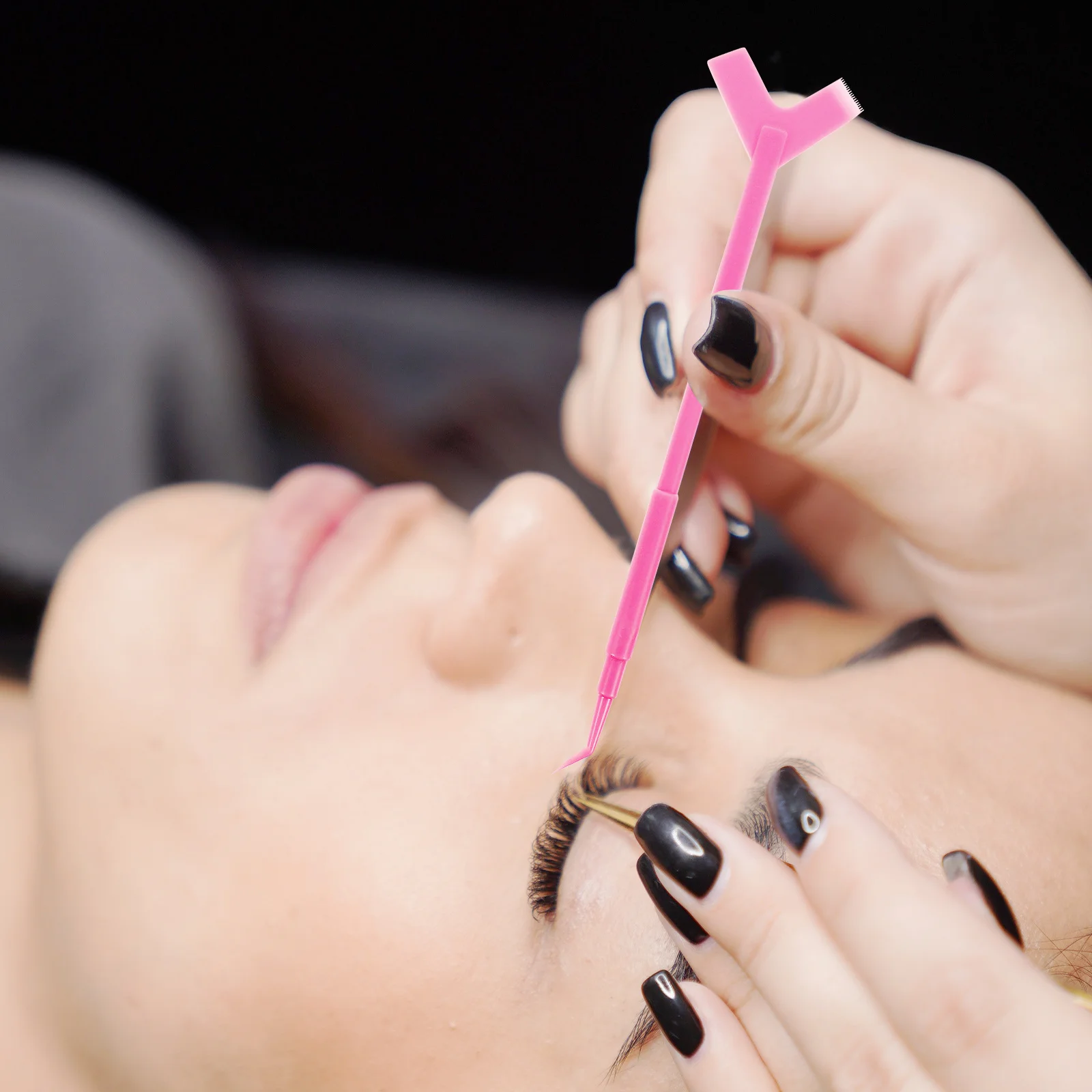 18pcs Eyelash Lifting Tools Plastic Lash Lift Tool For False Eyelash Extension Grafting Makeup Supplies