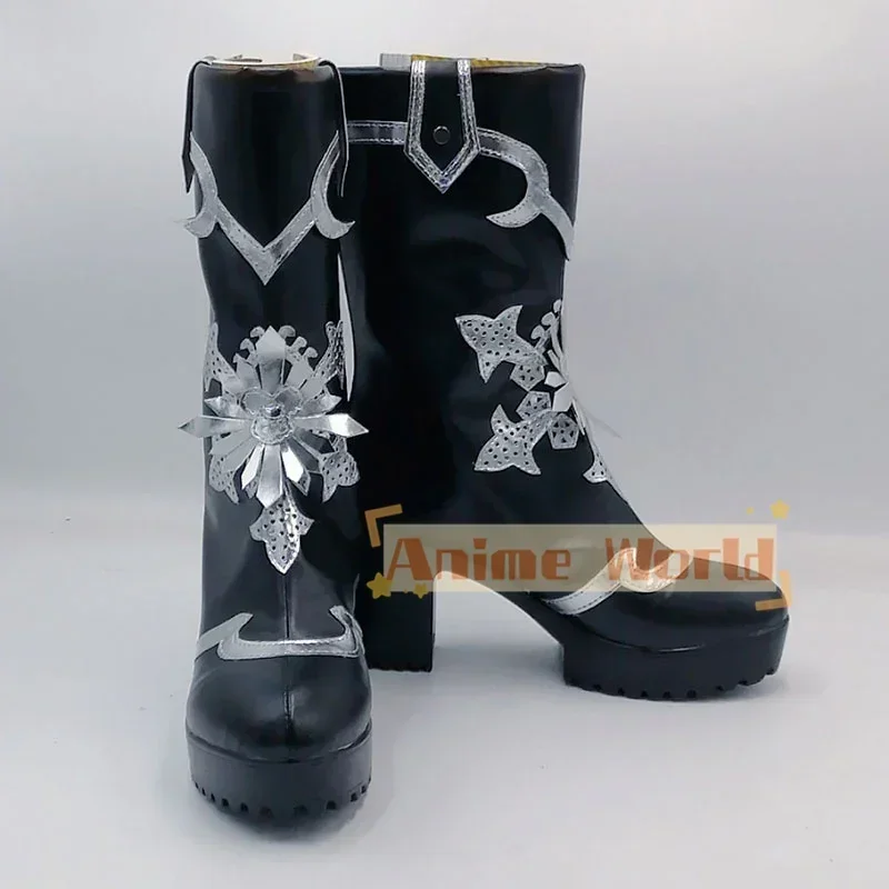Black Butler Ciel Phantomhive 15th Anniversary Scarpe Cosplay Dimensioni personalizzate Carnevale di Halloween Natale
