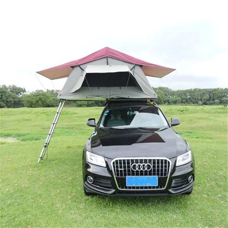 Made in China hard shell suv light roof top tent rooftop tent 4 person tent on the roof of the car customcustom