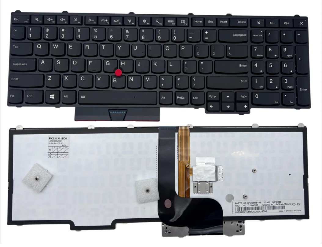 米国バックライト付きポインターラップトップキーボード-lenovo-thinkpad-p50-p51-p70-p71-00pa288-00pa370-01hw282用