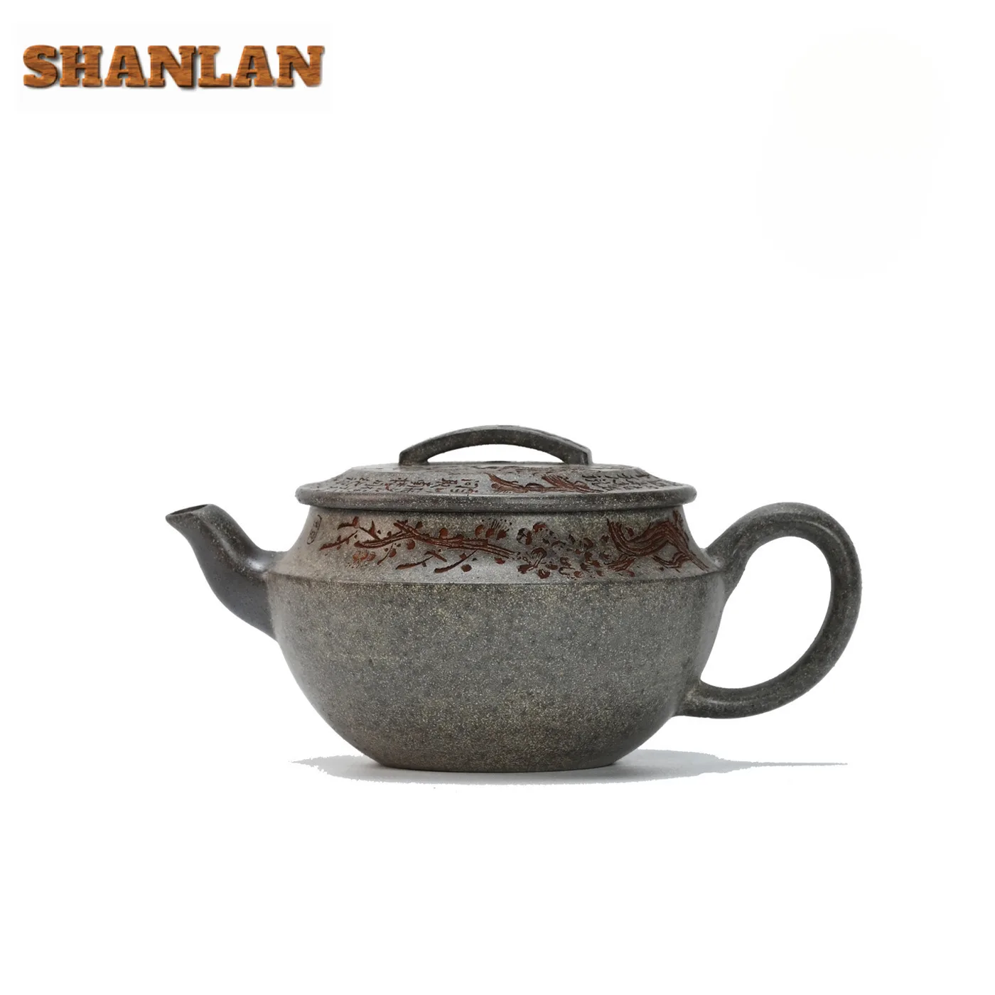 

Роскошные чайники из фиолетовой глины Исин, 150 мл, горшок Gu Zhuo ручной работы, чайник с необработанной рудой и грязью с заварочным устройством, чайный сервиз Zisha, чайная церемония