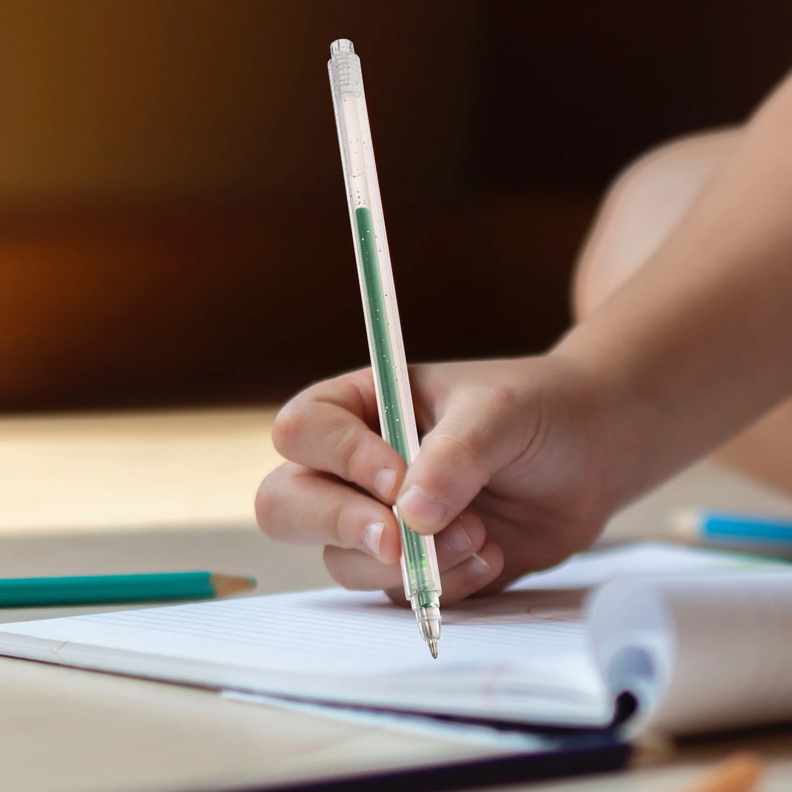 

12pcs Glitter Gel Pens Glitter Ink Pen Writing Drawing Scrapbooking Signing Office Stationery Colorful Pens Smooth