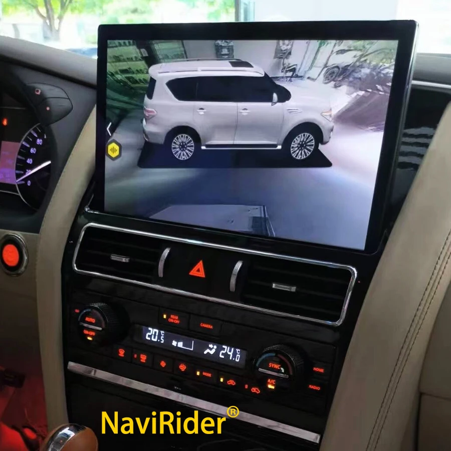 

Carplay 8 + 256 ГБ Android 13 автомобильный радиоприемник для Nissan Armada Y62 патруль QX80 QX56 2010-2022 GPS навигация Bluetooth мультимедийный плеер