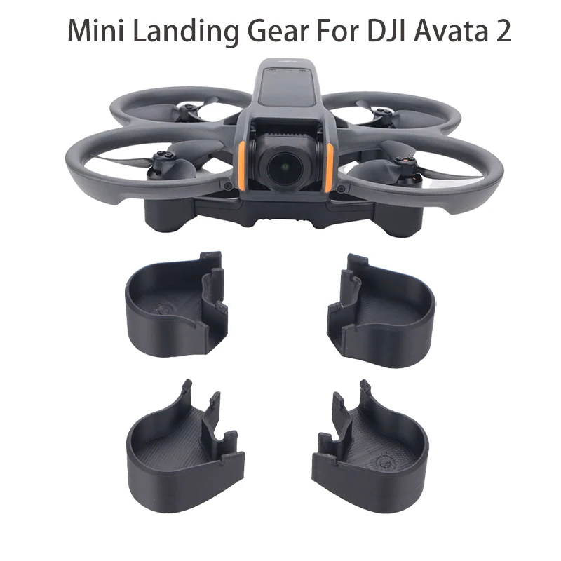 4Pcs Mini Heightened Landing Gear Protective Feet For DJI Avata 2 Take-off and Landing Stand Drone Accessories