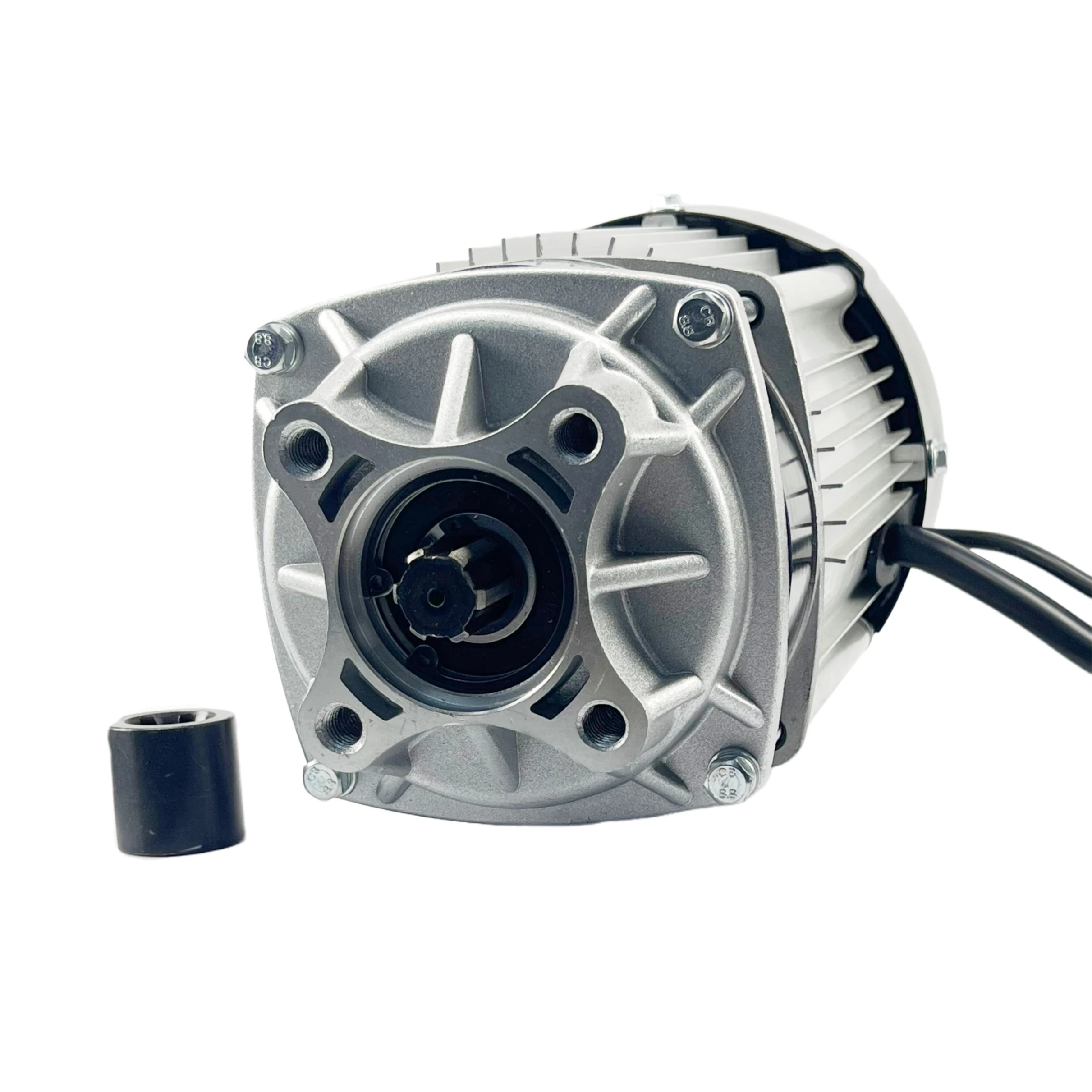 1000w DC 48V Brushless Gear Motor, 6T Spline Shaft Direct Current Permanent Magnet Brushless Motor BLDC. BM1418ZXF-02