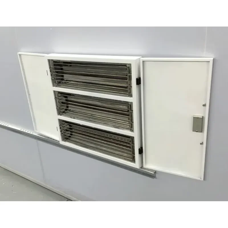 2026Short Wave Heating Lamp for Spray Booth 230V 3KW Double Door Heater for Paint Spray Booth Drying Curing