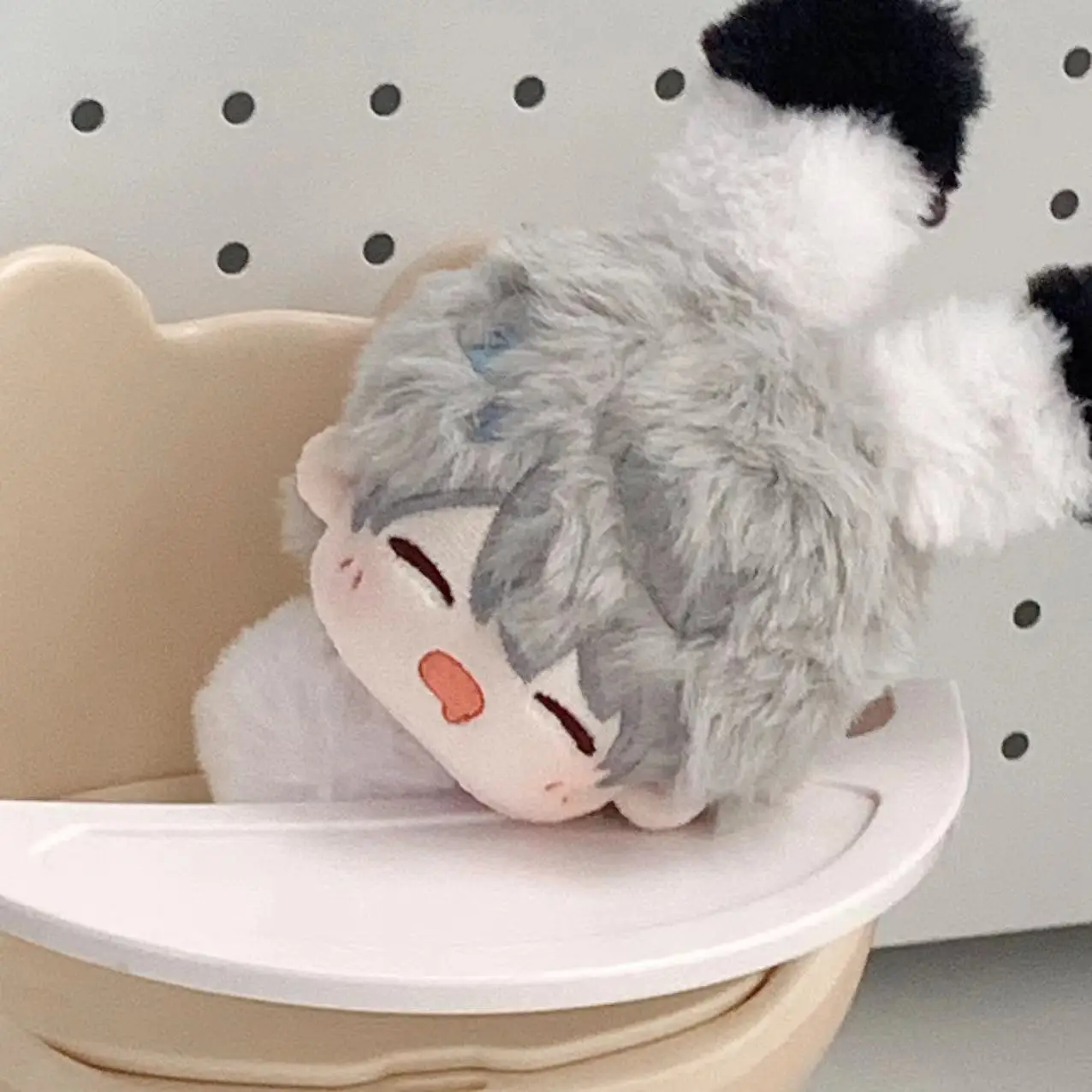 

10CM Anime Love and Deepspace Rafayel Xavier Sylus Caleb Zayne Cute Plush Doll Dango Cosplay Pendant Keychain Plushie Toys Gift