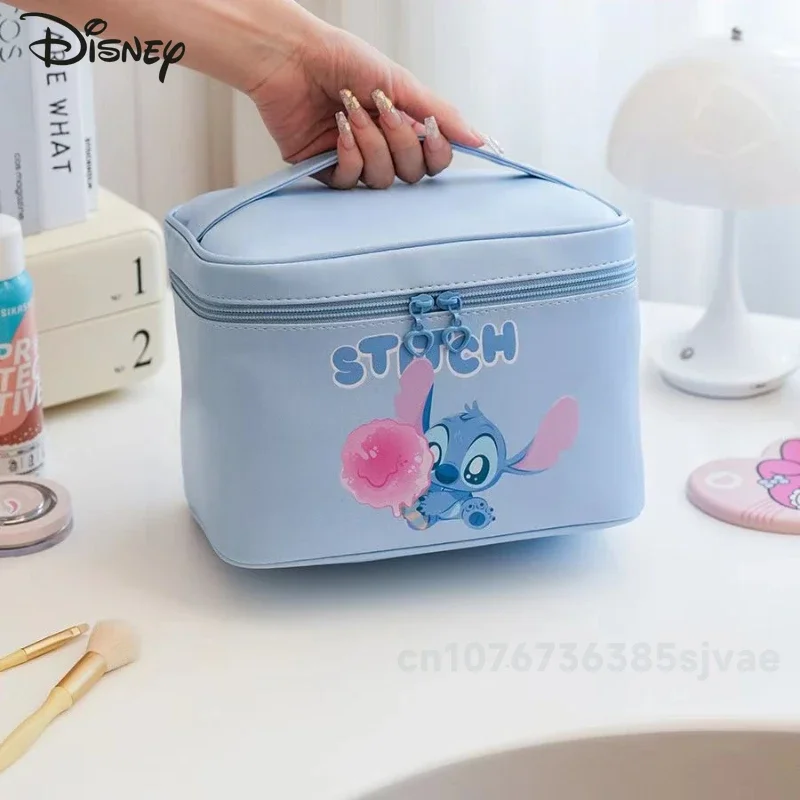 Trousse de maquillage de dessin animé Disney pour femme, sac de rangement de cosmétiques, grande capacité, multifonctionnel, haute qualité, mode, nouveau