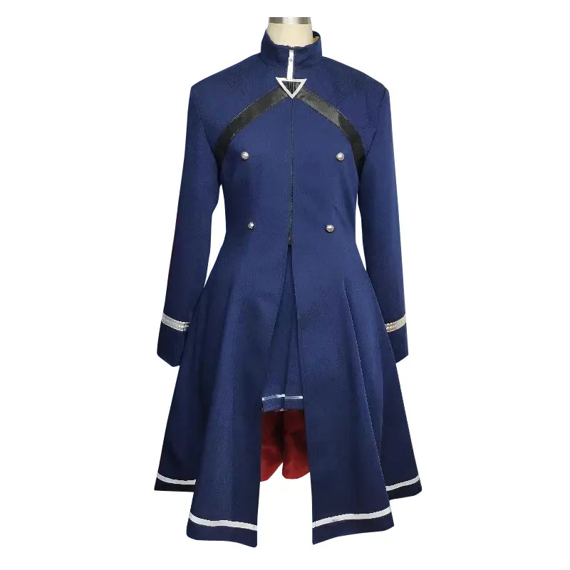 

Blue Takanashi Hoshino Cosplay Archive Coat Skirts Gloves Women Costume Clothing Custom Size