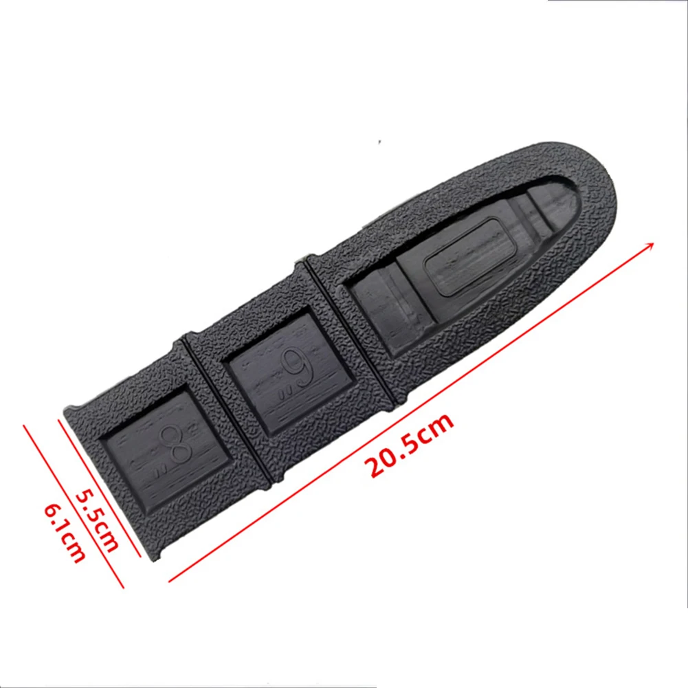 Penutup Batang Gergaji Mesin Pelindung Sarung Plastik 8 Inci Penutup Pelat Panduan Pemangkasan untuk Pengerjaan Logam Kayu 20.5x6.1cm