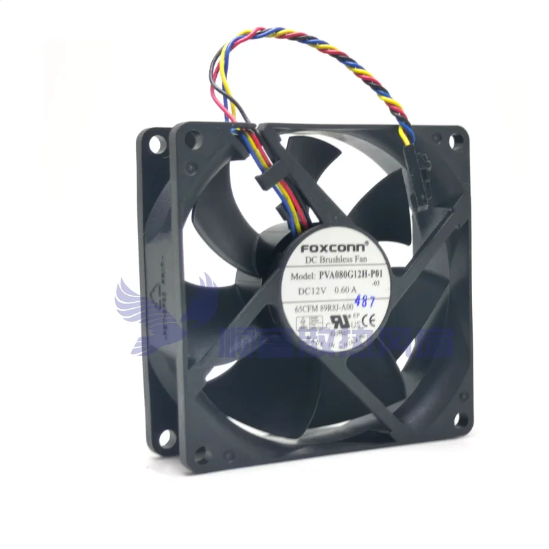 New original PVA080G12H-P01 12V 0.60 8025 Fan 8CM Chassis Cooling Fan