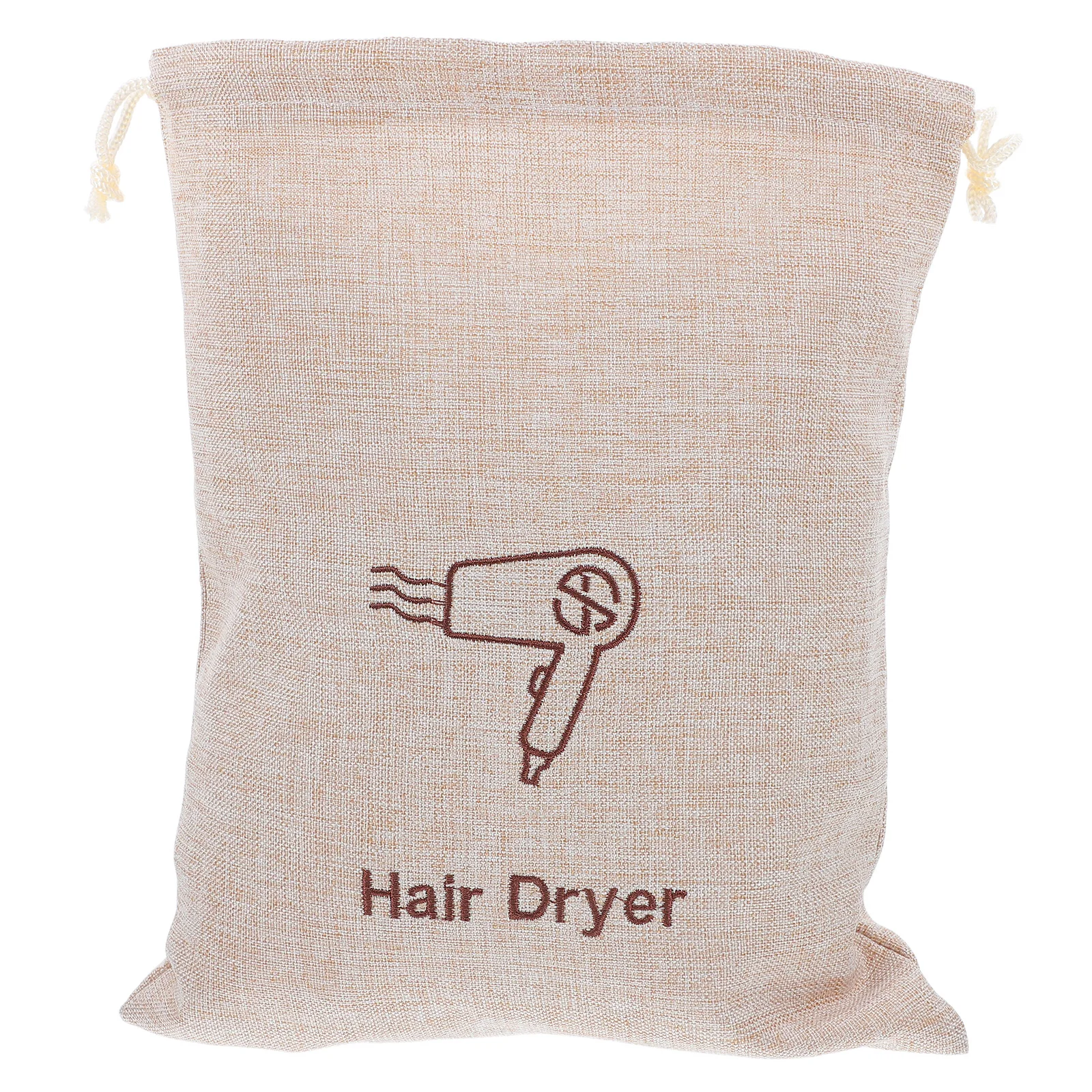 

Travel Toiletry Bag Hair Dryer Storage Garment for Wedding Dress Blow Carry Pouch Drawstring Carrying Case Khaki Clothes Dust