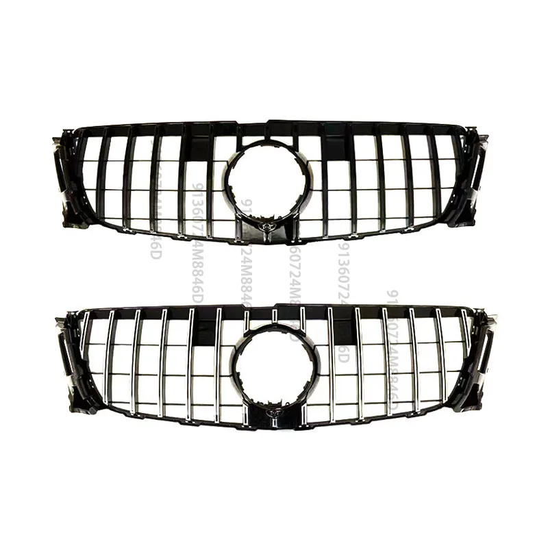 

GT Style Front Grill Replacement for Mercedes Benz GL-Class X166 2013-2015,ABS Aftermarket Radiator Grille Custom