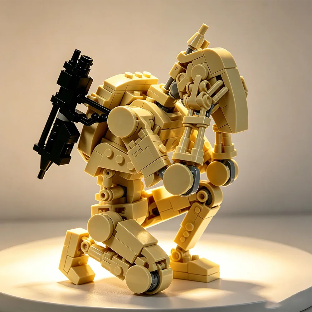 MOC Space War B1 Battle Robot Space War B1 Battle Robot Building Blocks Model Alien Robot Bricks Festival Party Gifts