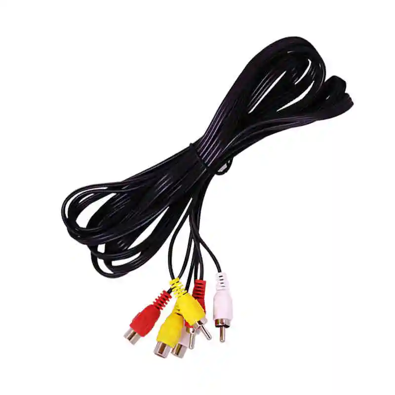 AV 1 Point 3 Lotus Head 3 Male To 9 Female DVD Set-top Box Connected To TV RCA 1 Drag 3 Video Cable