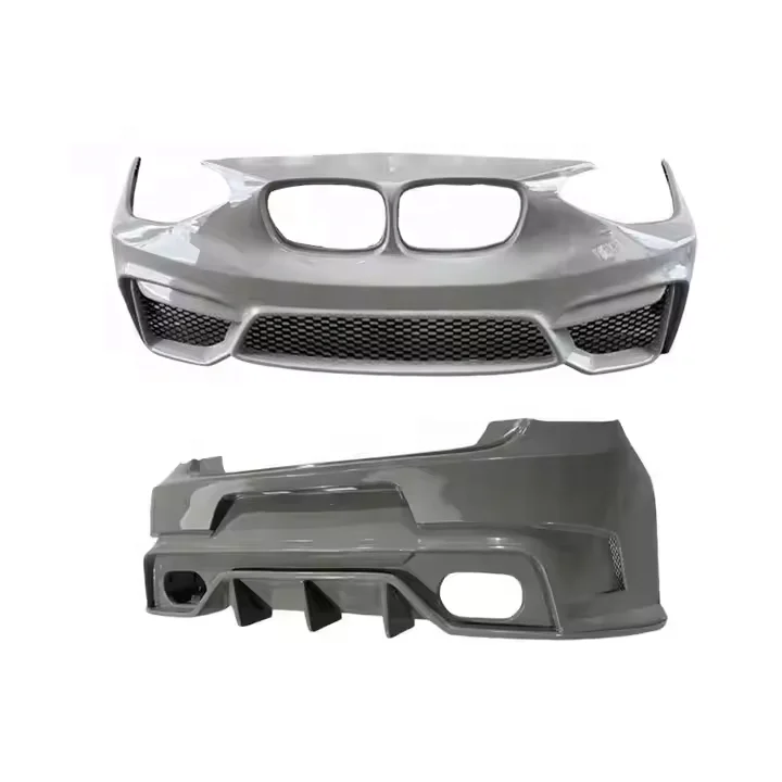 Hot selling ABS Material M4 style Car Bumper Front Bumper Rear Bumper For BMW 1 Series F20 116i 125i 2012-2014 Car Bodykit