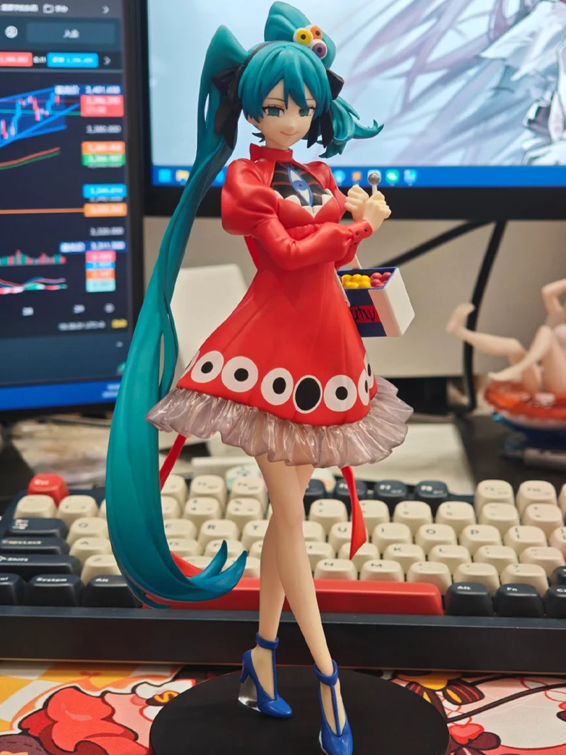 

In Stock Genuine GSC POP UP PARADE Hatsune Miku ψ Figure Psi Ver. L Size Character Collectibles Hatsune Miku Model Birthday Gift