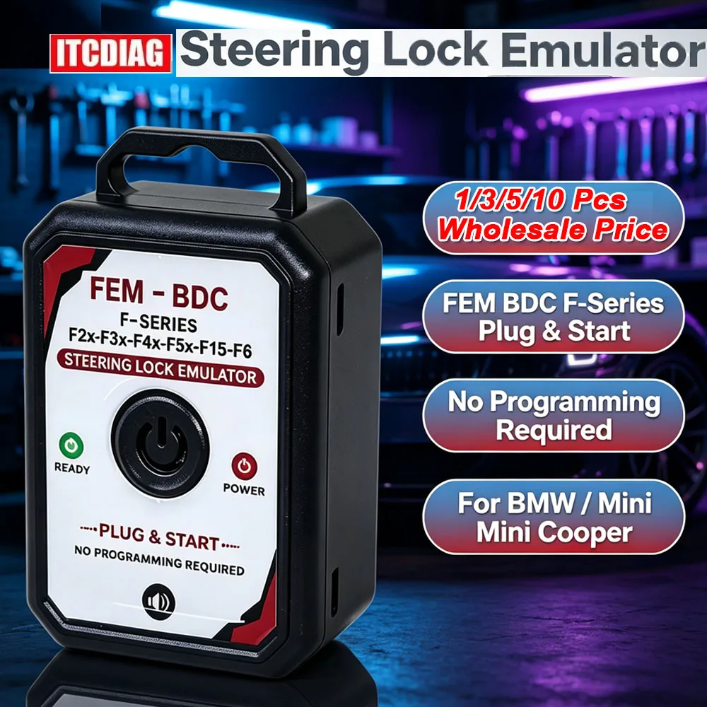 Simulator For F2x F3x F4x F5x F15 F16 F4x Steering Lock Emulator For BMW for Mini Cooper F-SERIES FEM BDC ESL ELV No Programming