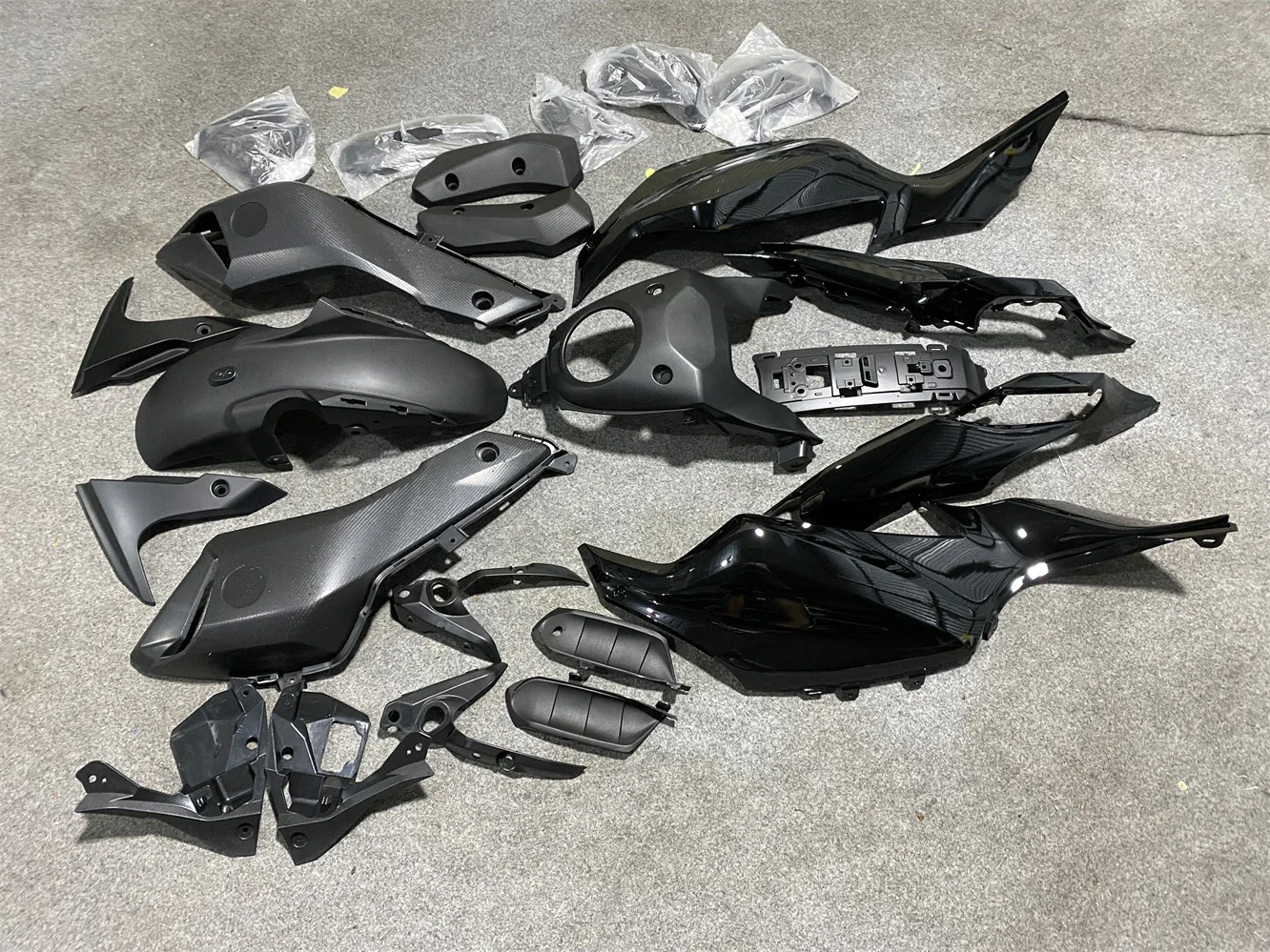 Motorcycle Fairing kit for Yamaha MT-07  2013 2014 2015 2016 years MT 07 13-16 Fairing Bright black Matte black