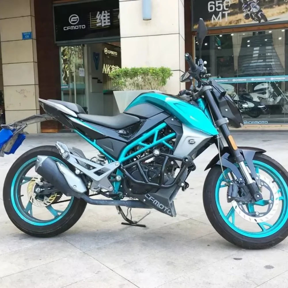 ل CFMOTO 150NK كلمة واحدة مكافحة الإفلات المطاط تعديل المصد الأمامي الحرس بار CF 150 NK NK150 150nk