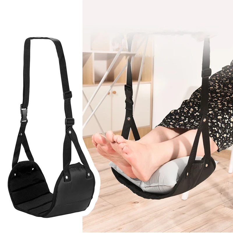

Car Travel Hammock Suspended Adjustable Leg Hammock Office Hammock with Airplane Footrest Outdoor Furniture