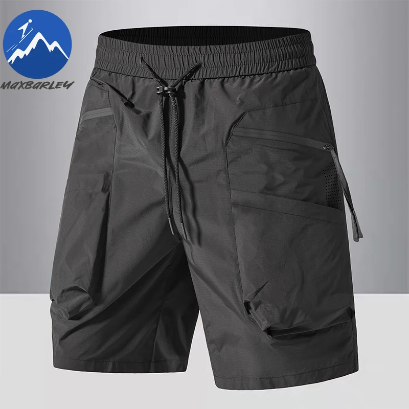 

Big Pocket Shorts Men Casual Work Cool cargo Pants Mesh Loose Fit Work Clothing High Waist Sports Male Sweatpants Bermuda Shorts