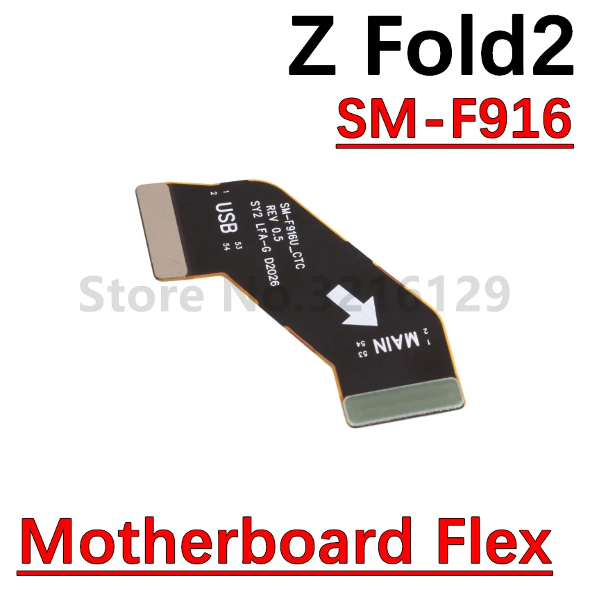 For Samsung Galaxy Z Fold Fold2 Fold3 Fold4 Fold5 F946 F916 F926 F936 Main Board Motherboard Connector LCD Display Flex Cable