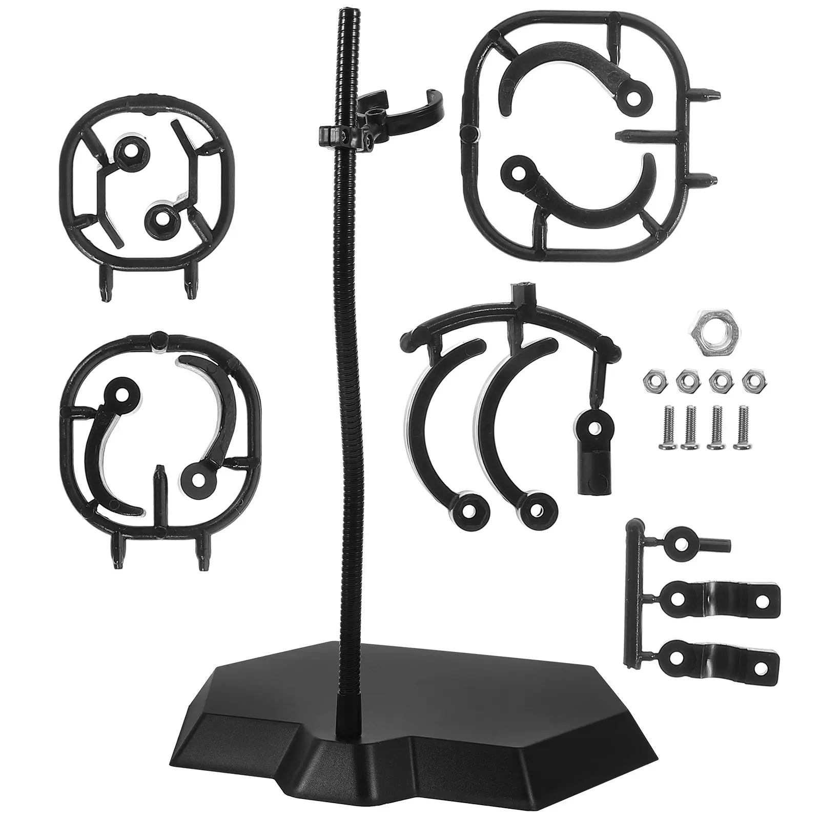 Snake Tube Support Stand Flexible Plastic Adjustable Action Figure Holder Display Desktop Rack Stable Wear Resistant Display