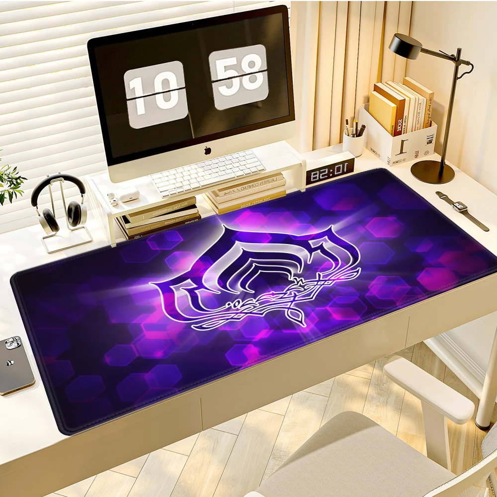 XXL Große Gamer Warframe Mausmatte Valorant Mousepad Gaming-Zubehör Computer-Tisch Schreibtischunterlage Rutschfeste Matte Tastatur PC-Mäuse