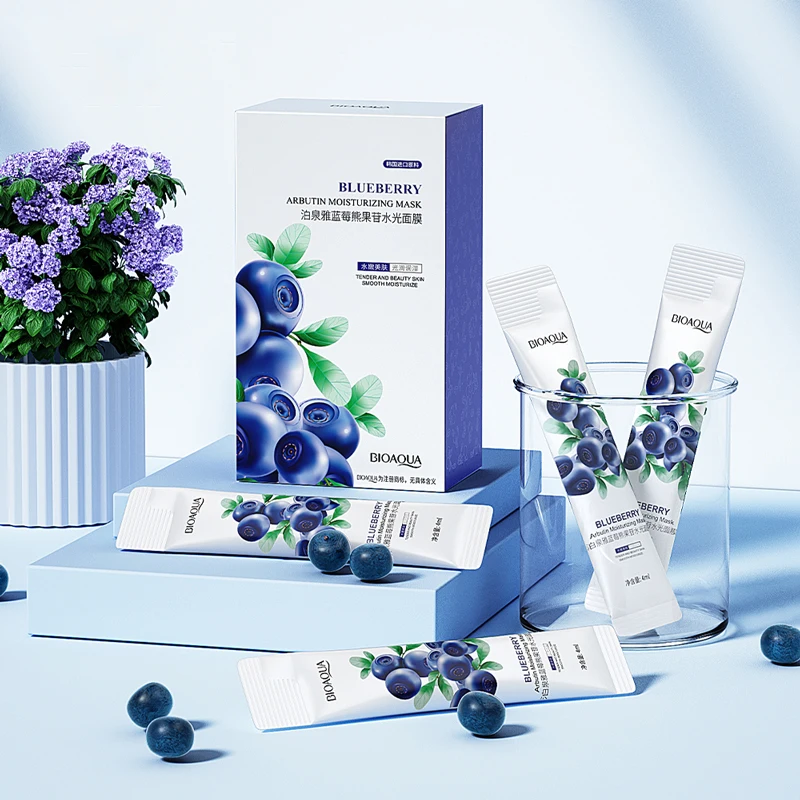 20개입 BIOAQUA 콜라겐 슬리핑 페이셜 마스크 보습 주름 방지 미백 노화 방지 무세척 슬립 페이스 마스크