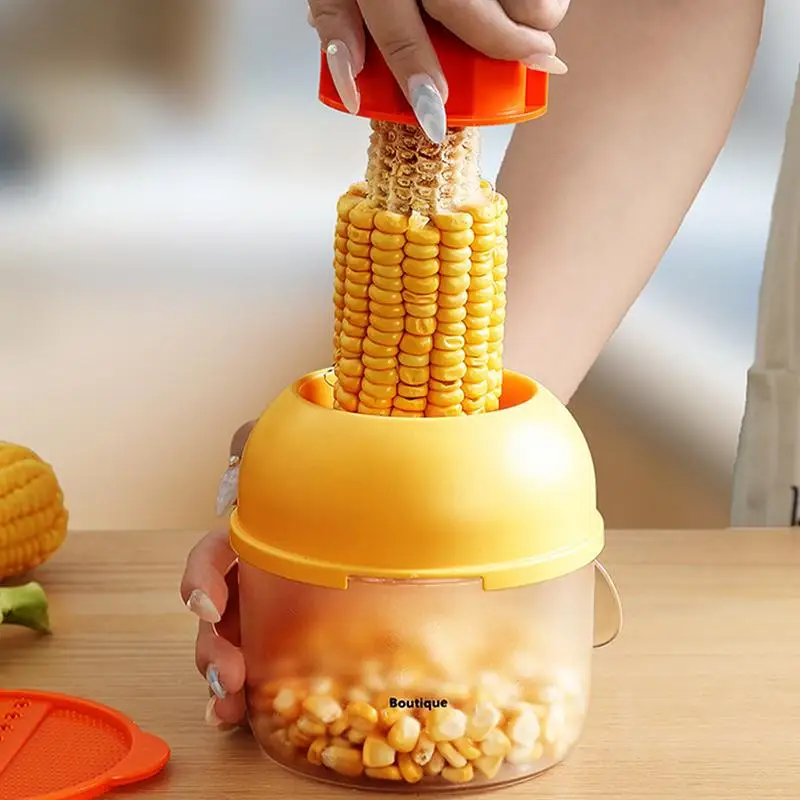 Corn Kernel Remover Tool Multipurpose Corn Remover Tool Corn Decobbing Tool Corn Shucker Tool Corn Cutter And Remover With Safet