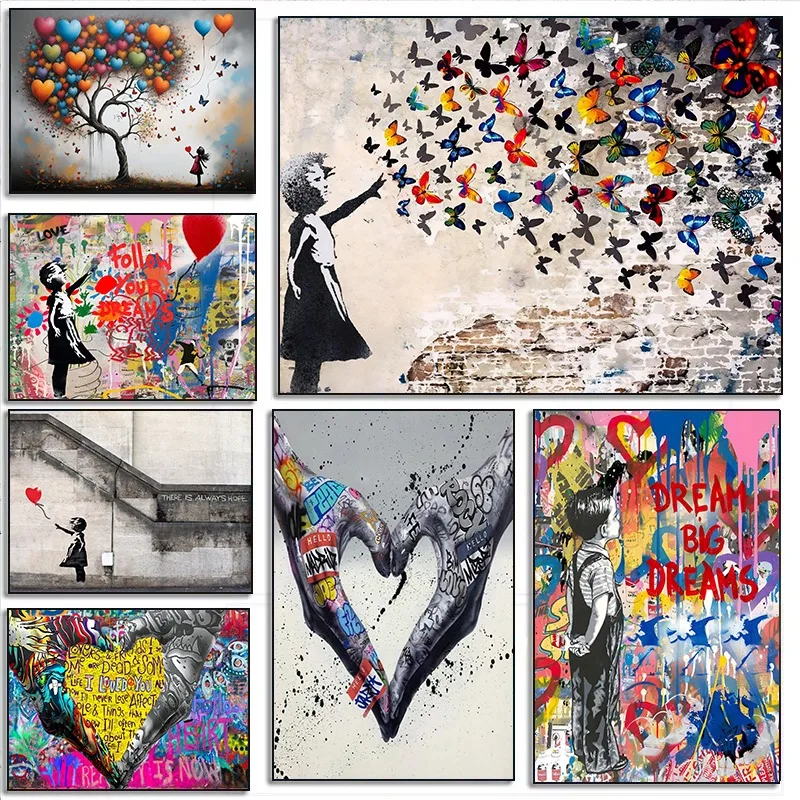 Banksy Girl Balloon… - image