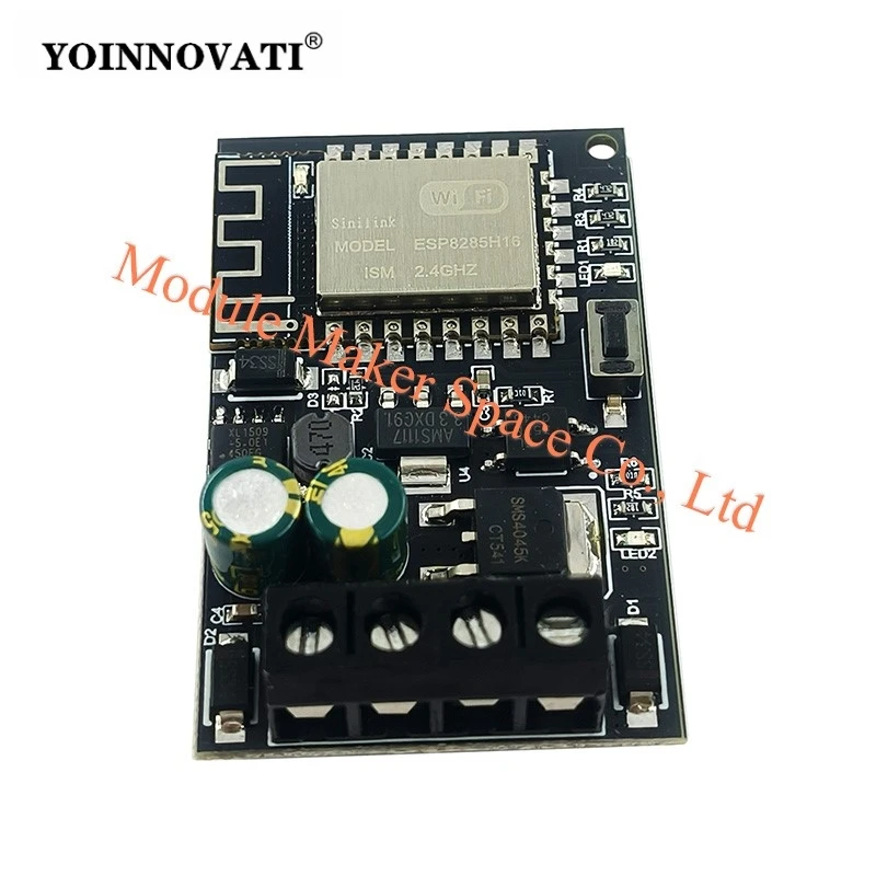 XY-WFMS ESP-12F WiFi Relay Module: 5V Remote Control Via Mobile App Wireless Mobile Phone Remote Controller Board for Smart Home