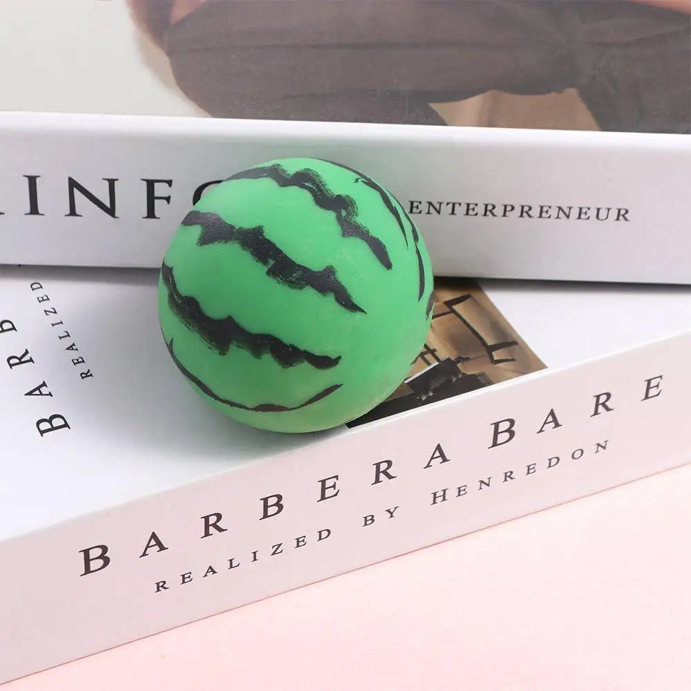 

Funny Sensory Watermelon Squeeze Ball Fidget Artificial Fruit Watermelon Trick Quick Rebound Color-changing Adult Gifts