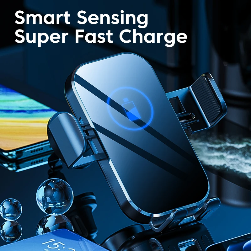

Wireless Car Charger Mount, Auto Clamping Phone Charging Air Vent Holder ,Vehichle Mounted Wireless Charger