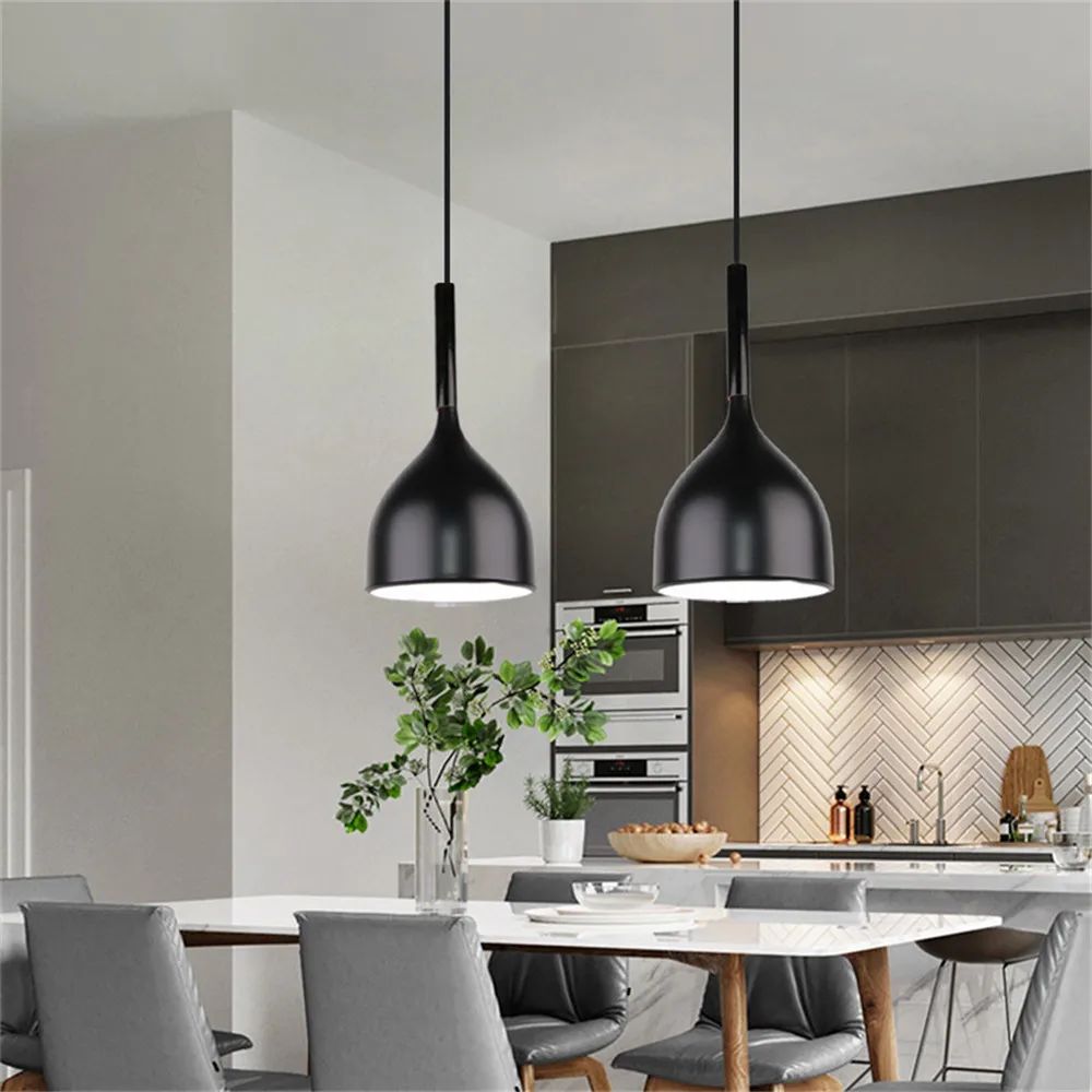 

Nordic LED Hanging Lamp, Aluminum Mini Pendant Light, Modern Indoor Dining Room Decor, Lighting Fixture for Restaurant and Bedro