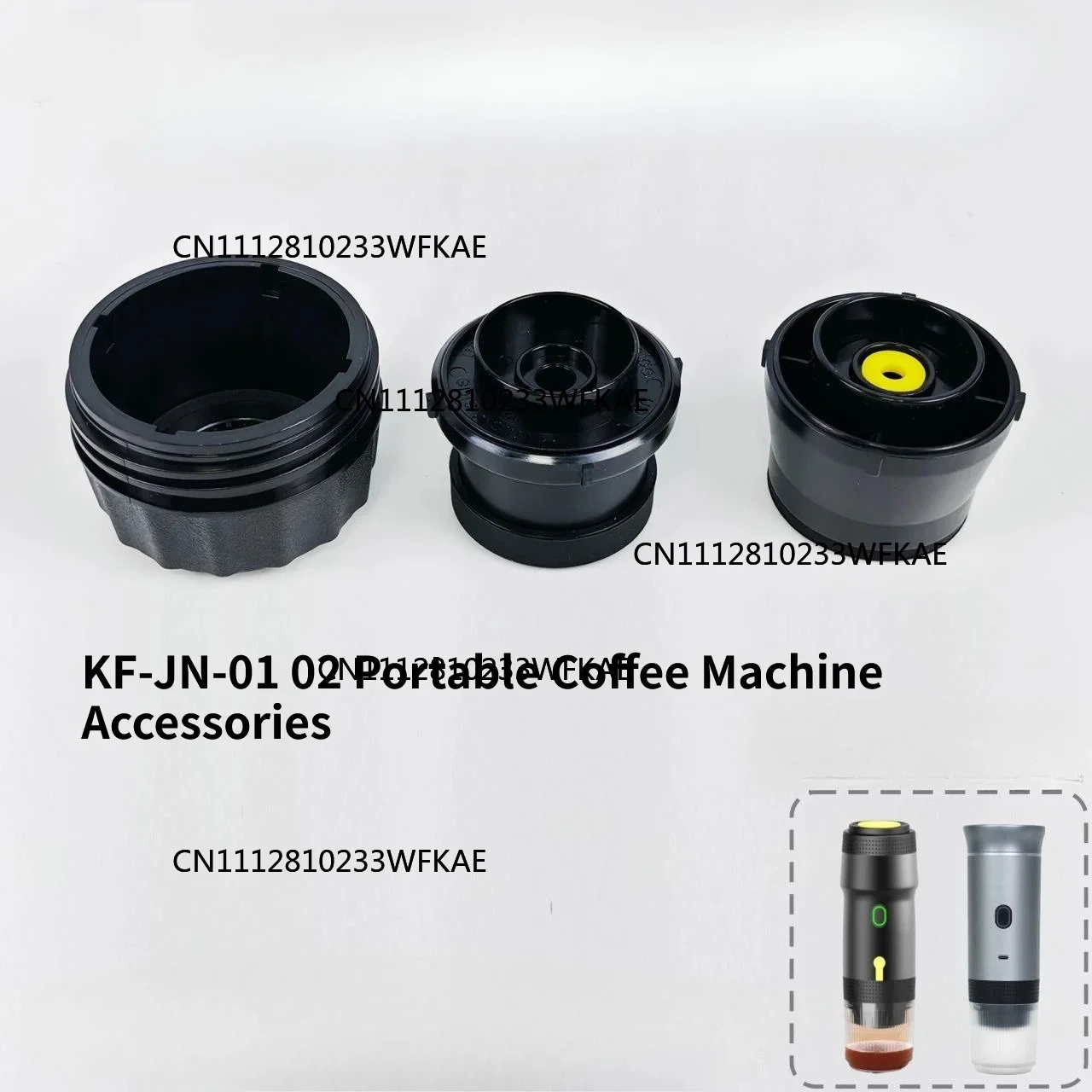 For KF-JN-0102Portable CoffeeMachine Accessories Coffee Powder Warehouse Coffee Size Capsule Warehouse Accessories andTools