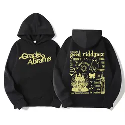 Retro Gracie Abrams Tour Hoodie The Secret of Us Tour 2024 Music Album Hoodies Men Women Fashion Hip Hop Harajuku Y2k Sweatshirt