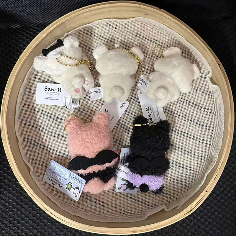 Rilakkuma Korilakkuma الشيطان الصغير المزاج أفخم المفاتيح Koakuma-kibun أرنب Kawaii لطيف المرأة حقيبة سلاسل المفاتيح الكرة سلسلة كيرينغ
