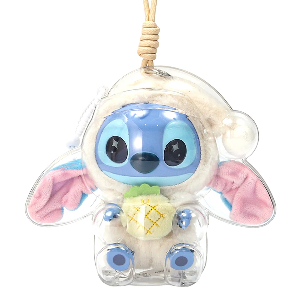

For Stitch Vinyl Doll Storage Box Dustproof Cartoon Toy Storage Case Cute Figurine Display Cover for Collectible Dolls