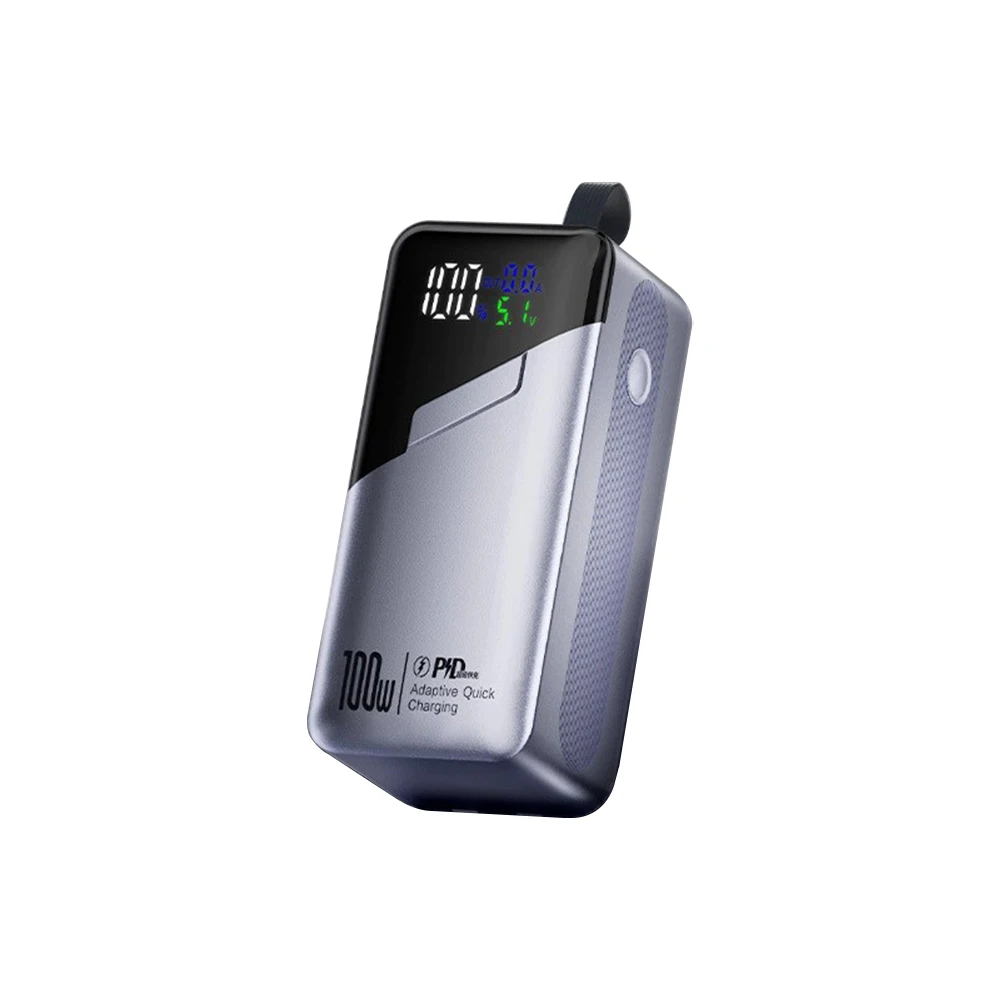 PD100W GaN Power Bank 20000 mAh/30000 mAh Build in Line LED ความละเอียดสูงหน้าจอ UFCS โทรศัพท์แล็ปท็อปโทรศัพท์แบบพกพา Fast CHARGING