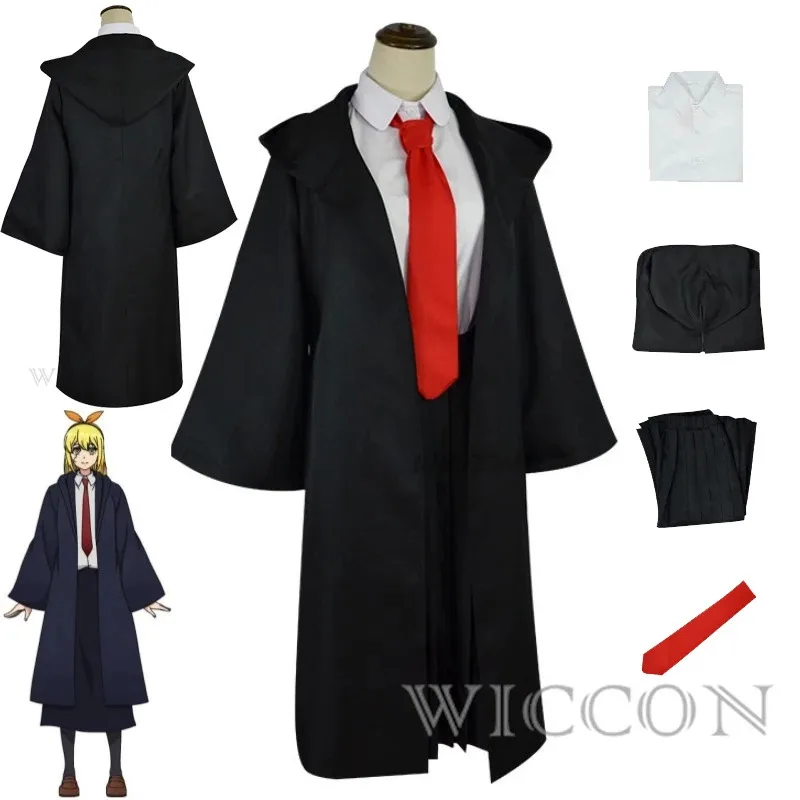 Anime Mashle: Magic and Muscles Mash Burnedead Lemon Irvine Cosplay Costume Wig Black Blue Easton Magic Academy Uniform Hallowen