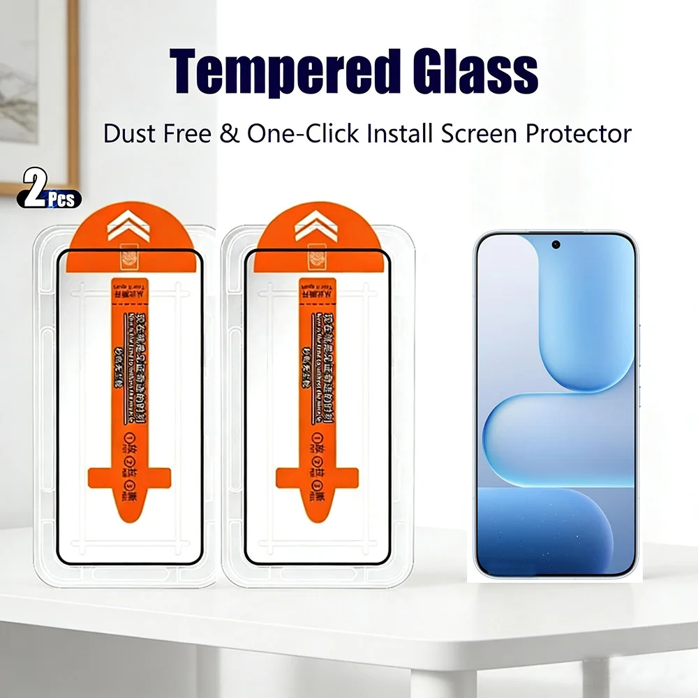 2pcs HD Screen Protector for Honor Magic 8 9 Pro Max Magic8 Pro Air Magic9 Super 600 Lite 500 Pro x9d Tempered Glass Dust-Proof
