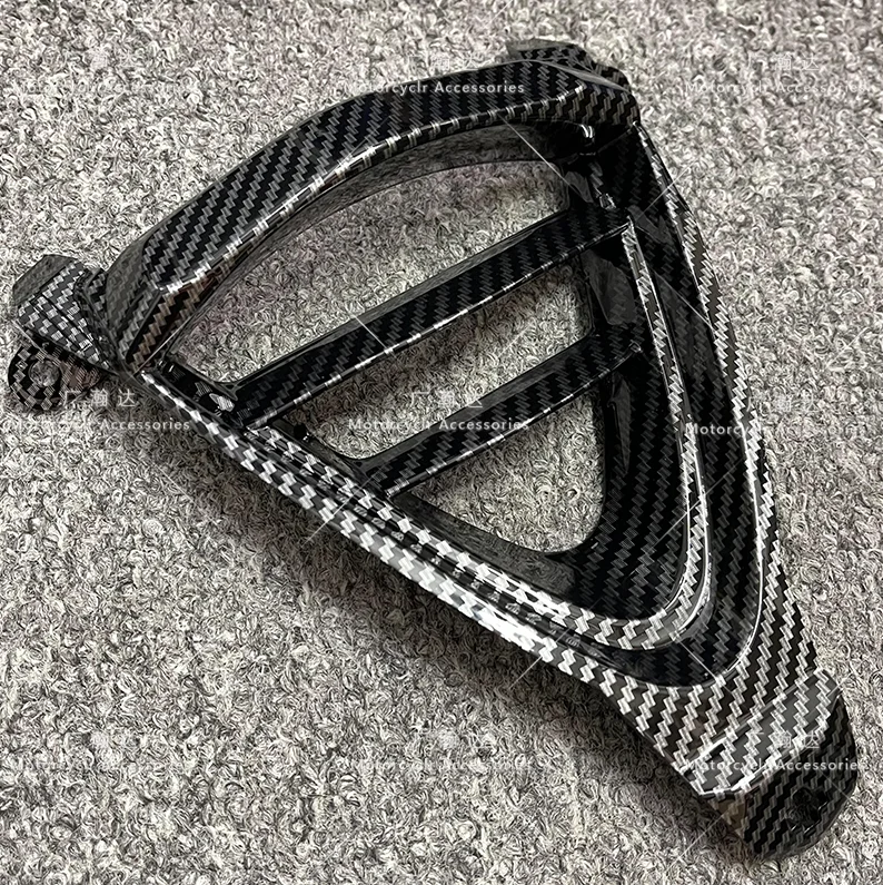 

Fit For Triumph Daytona 675/R Carbon Fiber Paint 28Upper Center Nose Air Intake Ram Fairing 2009 - 2012