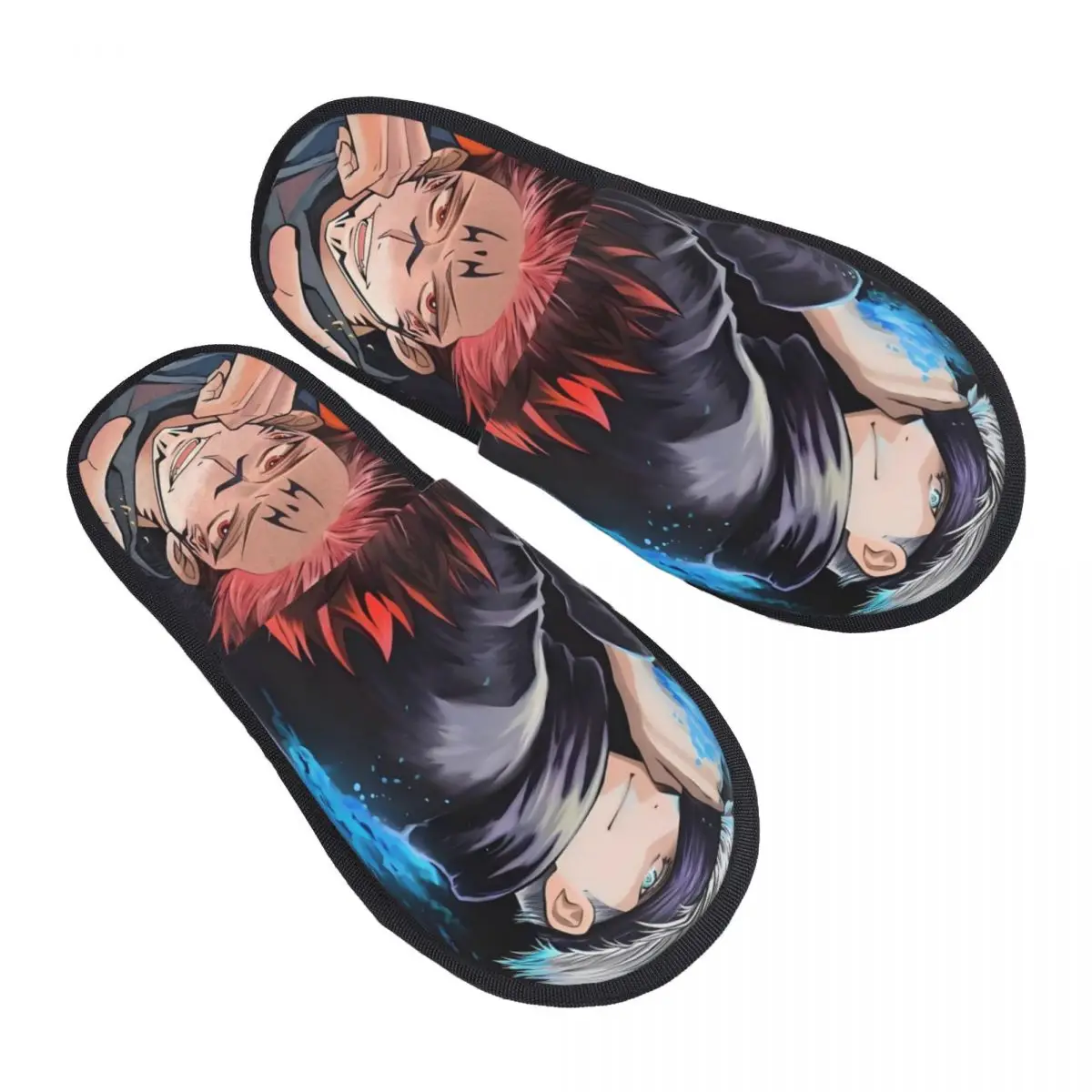 

Пользовательские S-Satorues G-Gojoes аниме тапочки из пены с эффектом памяти женские мягкие теплые домашние тапочки Mangas