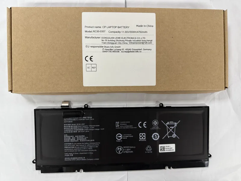 

New RC30-0357 RZ09-0357 OEM Battery for 13 UHD Touch 2020 FHD