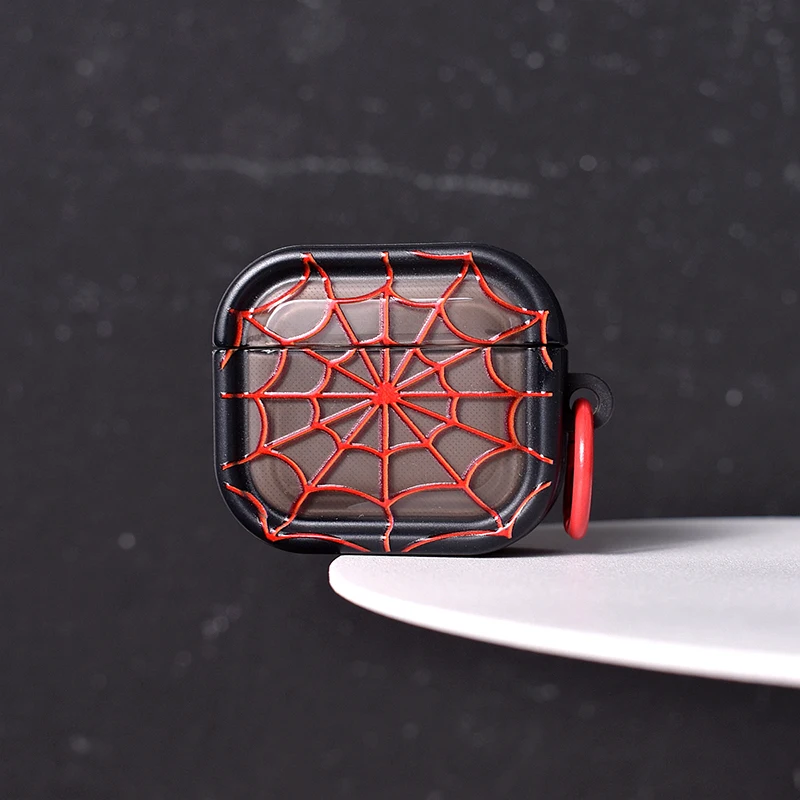 حافظة شبكية عنكبوت لأجهزة Apple Airpods Pro 3 1st 2nd 3rd Generation Cover لأجهزة Airpods 4 2 Gen New Air Pods غطاء حماية #2