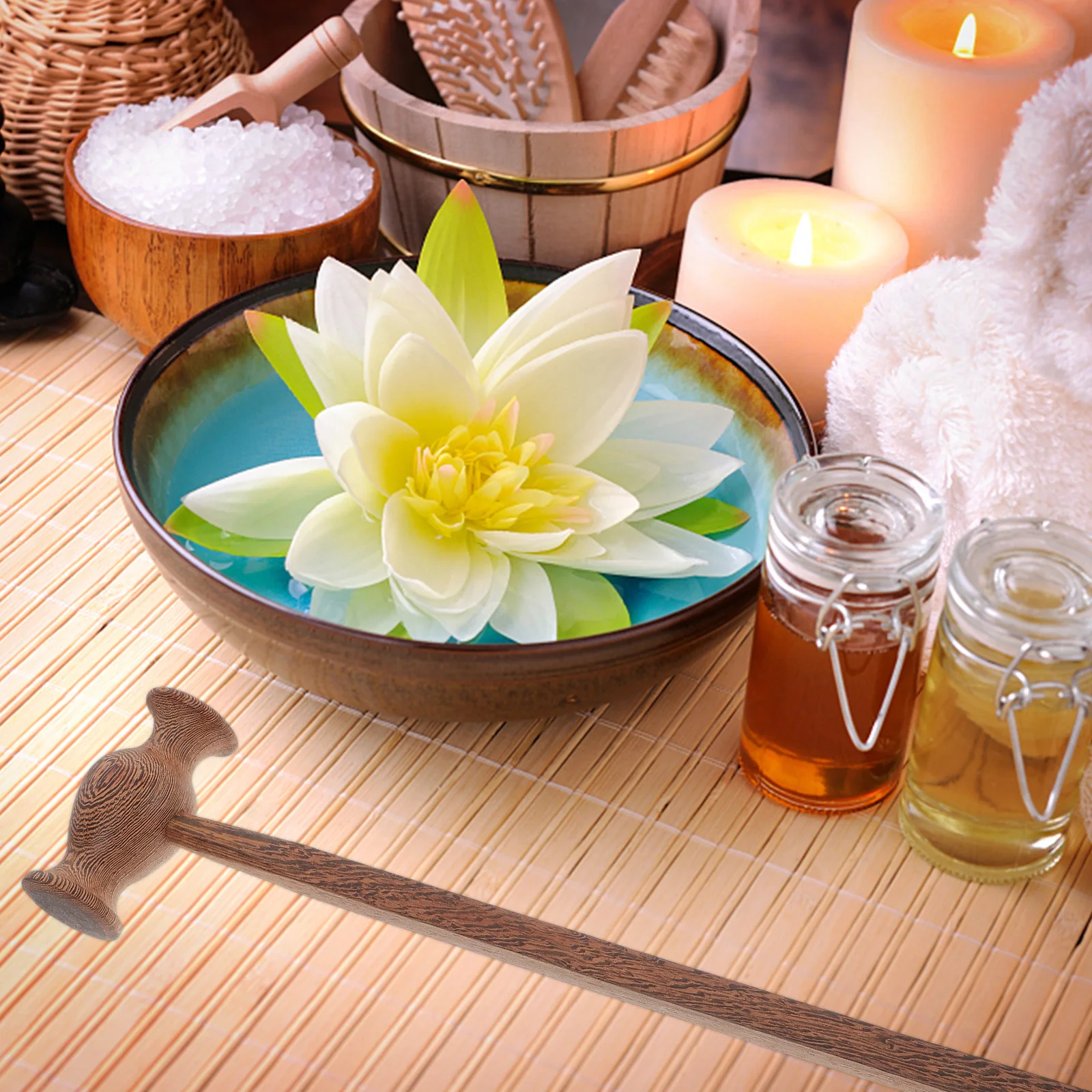 

1Pcs Fitness Massage Hammer Durable Creative Design Body Massager Stress Relief Back Neck Shoulder Relaxation Knocking Hammer