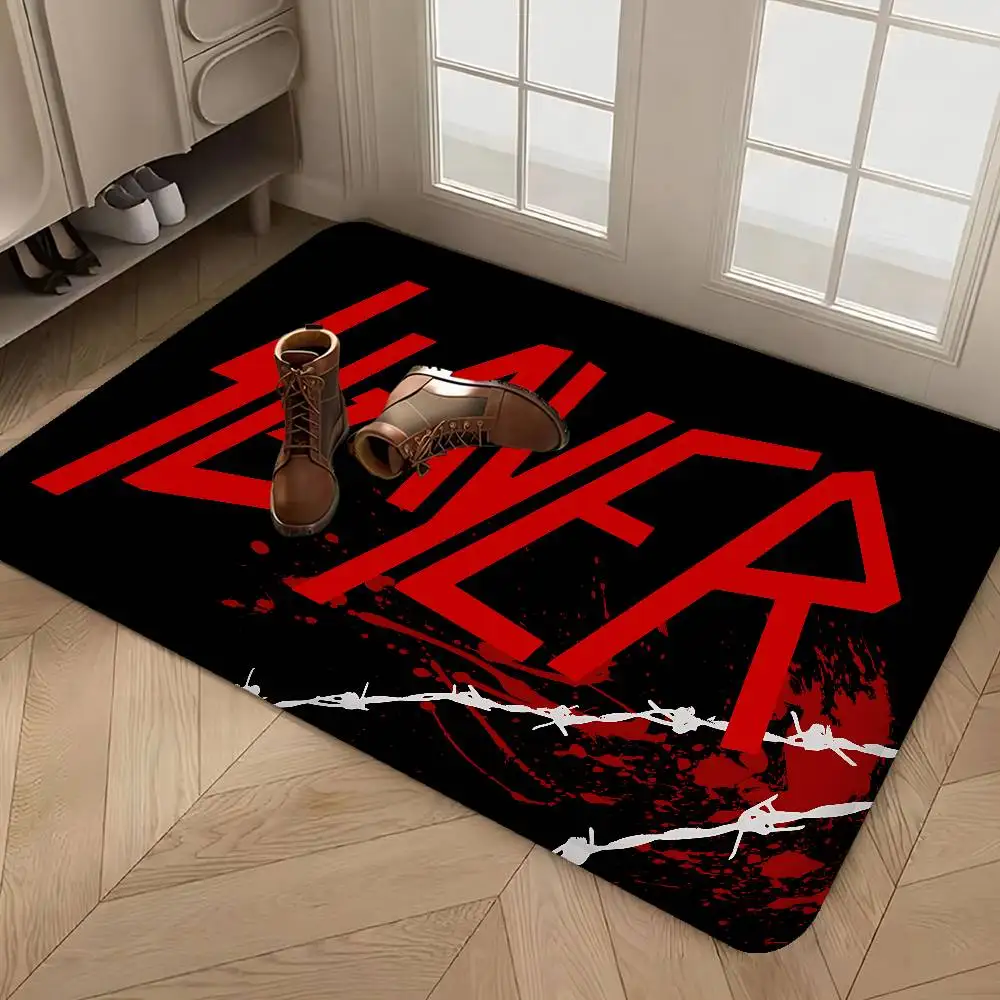 Heavy Metal Band Slayer Entrance Door Mat Nordic Style Home Doormat Bathroom-Toilet Mats Bedroom Hotel Decor Mat