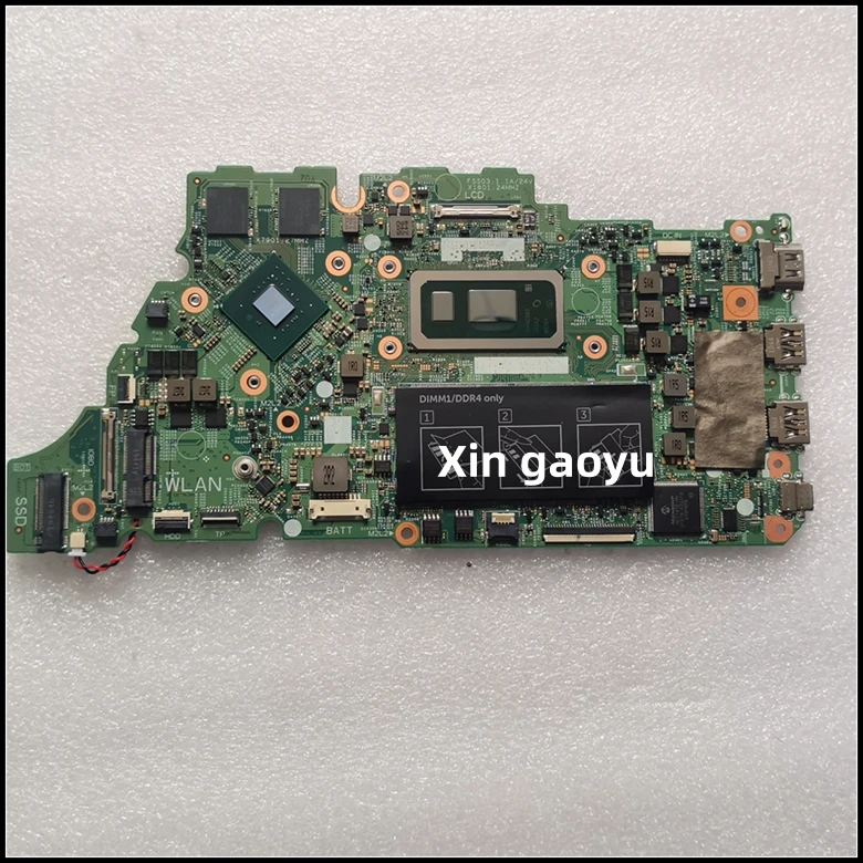 01M6H4 07NWCF 18778-1 For Dell Inspiron 5490 5590 5491 5498 Laptop Motherboard With i5-10210U/I7-10510U MX230 GPU 100% Test